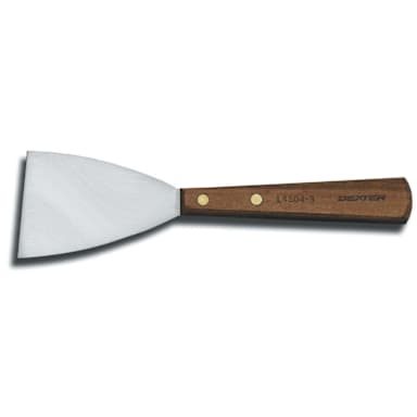 Dexter Russell L4504 High Carbon Walnut Handle 3" Griddle Scraper