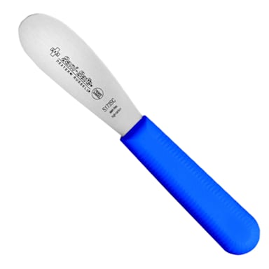 Dexter Russell S173C-PCP Sani-Safe 3.5" Blue Handle Sandwich Spreader