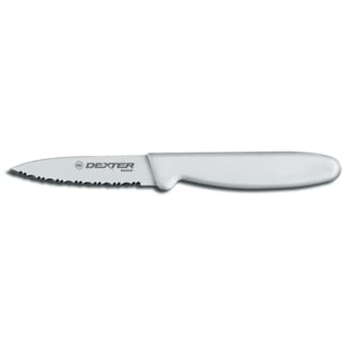 Dexter Russell P94846 Basics Scalloped 3-1/8" Tapered Paring Knife