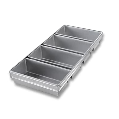 Chicago Metallic 49145 Glazed 4-Strap Open Top Bread Pan