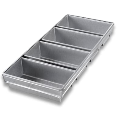 Chicago Metallic 45642 Glazed 9" 4-Strap Open Top Bread Pan