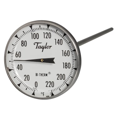 Taylor Precision 6215J Bi-Therm® 0 - 200°F Dial Thermometer