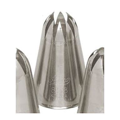 Ateco 858 Deep Cut Closed Star Pastry Tube #858