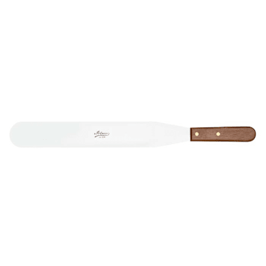 Ateco 1376 Straight Stainless 14" Ultra Spatula with Wood Handle