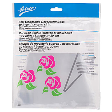 Ateco 4695 Soft Plastic Disposable Pastry Decorating Bag