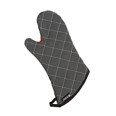San Jamar 800FG17-BK BestGuard® 17" Black Oven Mitt - Pair
