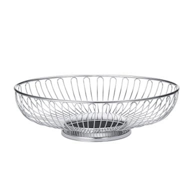 TableCraft 4176 Chalet Chrome Plated 11.38" x 8" Basket
