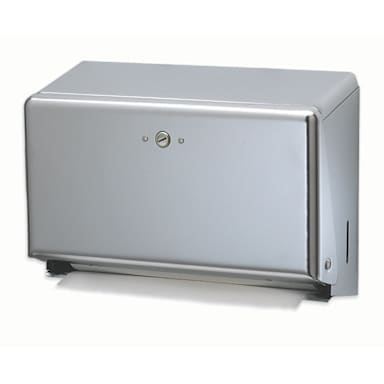 San Jamar® T1950XC Chrome Mini C-Fold/Multifold Towel Dispenser