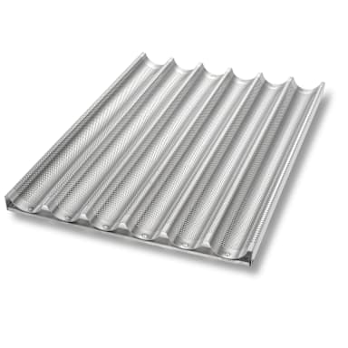 Chicago Metallic 49036 Uni-Lock 6-Cavity Baguette / French Bread Pan