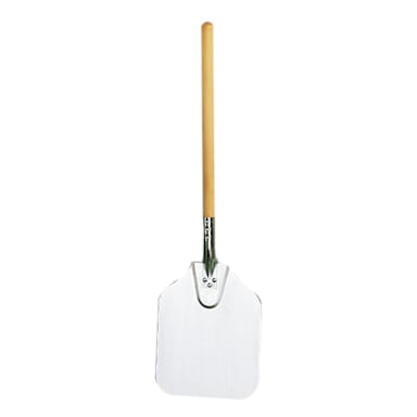 American Metalcraft 3209 Aluminum 32.5" Pizza Peel w/ Wood Handle