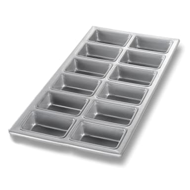 Chicago Metallic 45755 Glazed 12-Cavity Mini-Loaf Pan