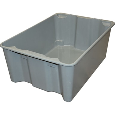 MFG Tray 780608W 5136 Gray 13-Gallon Nest & Stack Box