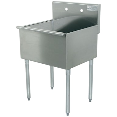 Advance Tabco 6-41-36 600 Series S/S 27-1/2 x 36 Square Corner Sink