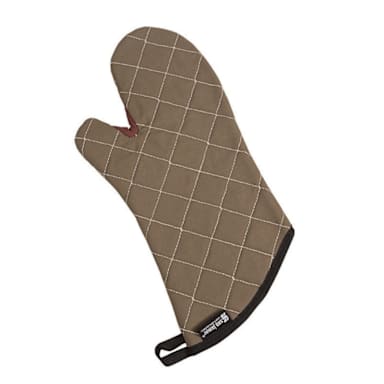 San Jamar® 800FG17 BestGuard® 17" Tan Oven Mitt - Pair
