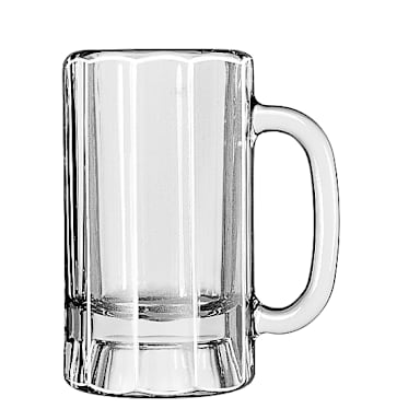 Libbey 5018 Clear 14 Ounce Paneled Mug