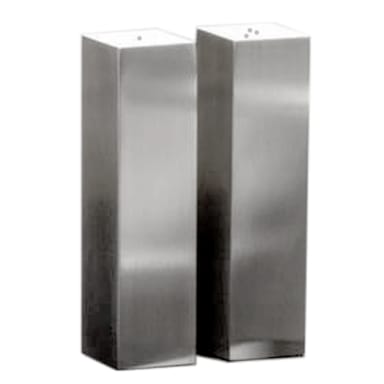 American Metalcraft SPDX33 Tall Triangular S/S Salt And Pepper Shakers