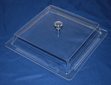 Delfin CSQ-12-00HE Clear Dome Cover with Handle