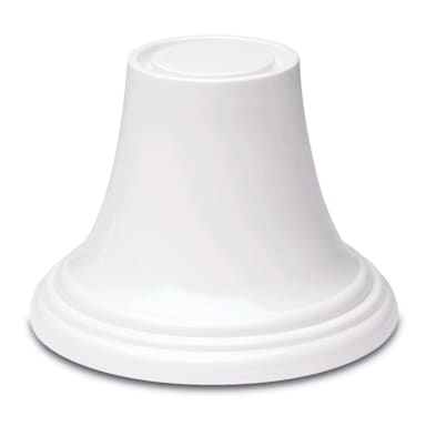 Delfin DFPDRD575020 8" x 8" x 5.75" White Round Pedestal