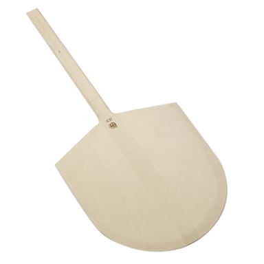 American Metalcraft 3616 16" x 17" Wooden Pizza Peel