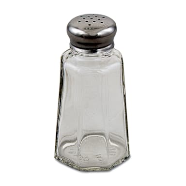 Browne Foodservice 571930 Glass 2 Oz Salt and Pepper Shakers