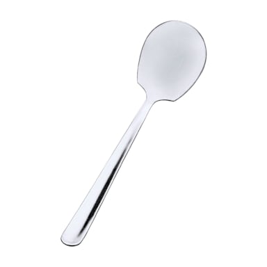 Browne Foodservice 818 New Era S/S 8" Round Bowl Spoon