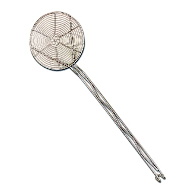 Browne Foodservice 1308 Nickel Plated Wire 8" Spiral Skimmer