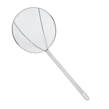 Browne Foodservice 571926 Nickel Plated Wire Mesh 8" Round Skimmer