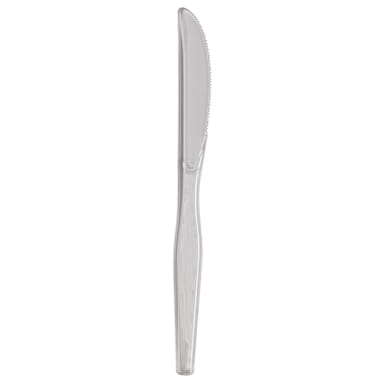 Dixie KH017 Clear Heavy-Weight Plastic Knife - 1000 / CS