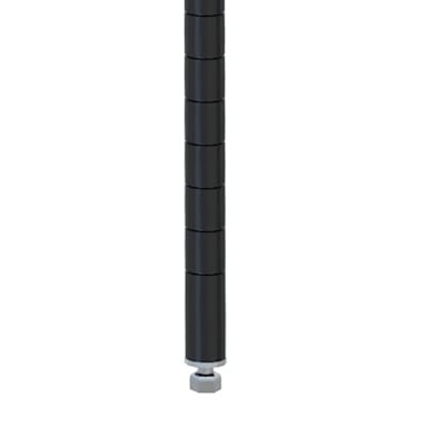 Metro 7PBL SiteSelect 7-1/2" Black Post With Leveling Bolt