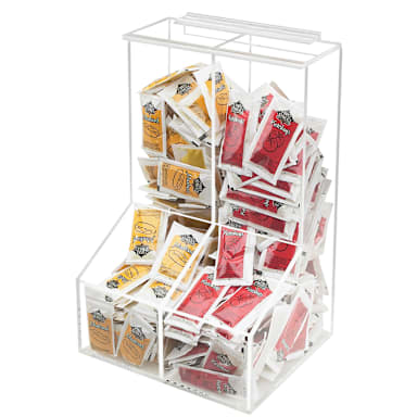 Cal-Mil 925 Divided 8.5" x 12" 2-Bin Packet Dispenser