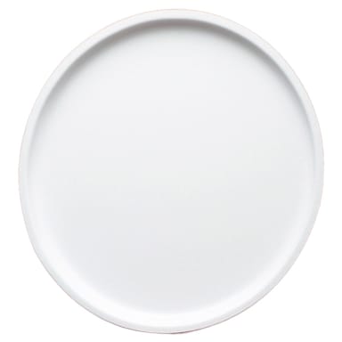 Cal-Mil 445-12-15 White 12" Round ABS Plastic Tray