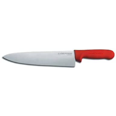 Dexter Russell S145-8R-PCP Sani-Safe Red Handle 8" Cook's Knife