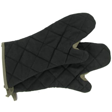Chef Revival® 2PX27BKBK duraSERV® Black 17" Oven Mitt - Pair
