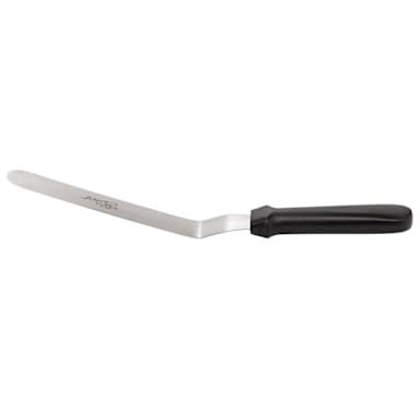 Ateco 1307 Straight S/S Ultra Spatula with Black Plastic Handle