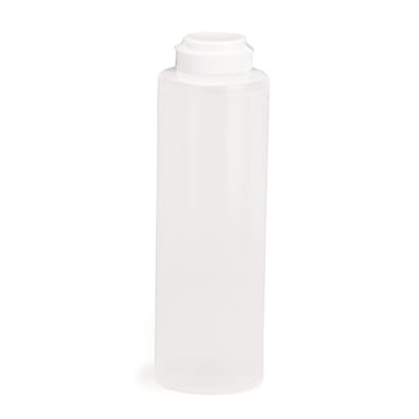 TableCraft 2112C-1 12 Oz. Natural Flip Top Squeeze Dispenser