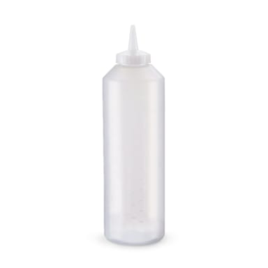 Traex 5224-13 Clear 24 Ounce Squeeze Dispenser with Standard Cap