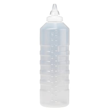 Traex 5324-13 Clear 24 Ounce Squeeze Bottle with Closable Cap