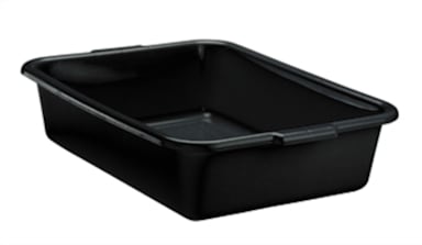 Traex 1527B-06 Black 15" x 20" x 7" Bus Box