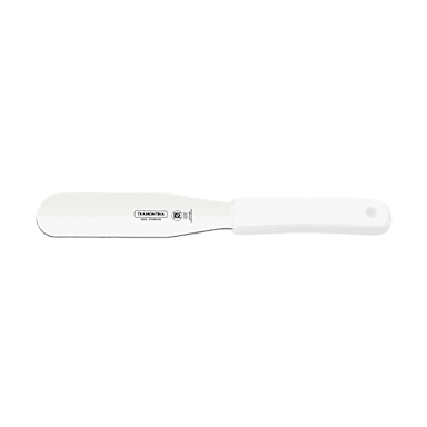 Darling Foodservice White Poly Handled 6" Baker's Icing Spatula
