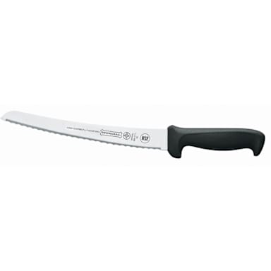 MundialĀ® 5621-10 Black Handled Micro-Serrated 10" Bread Knife