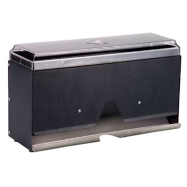Traex 3805-06 Black with Granite Super Straw Boss Straw Dispenser