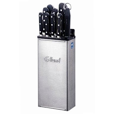 Edlund KR-50 S/S Knife Rack with Black Insert and 12" Skirt