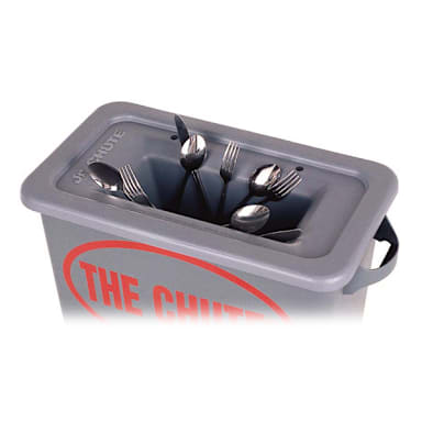Golden West 2318 The Chute Gray Flatware Trap For 23 Gal. Containers