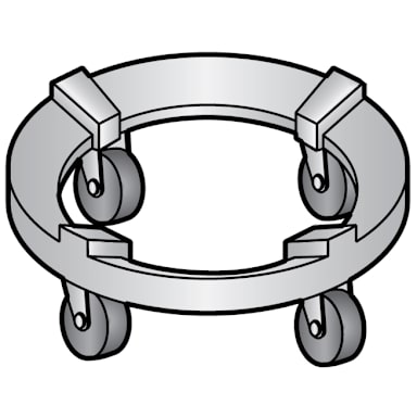 Alfa HMBT-223 Bowl Dolly, With Heavy Duty Castors