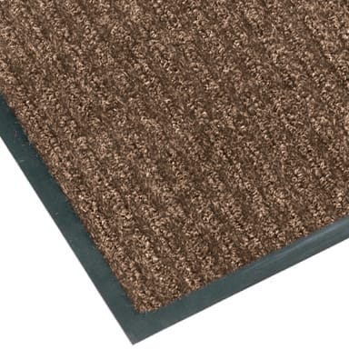 Notrax 109S0035BR Coffee Brown 3' x 5' Bristol Ridge® Floor Mat