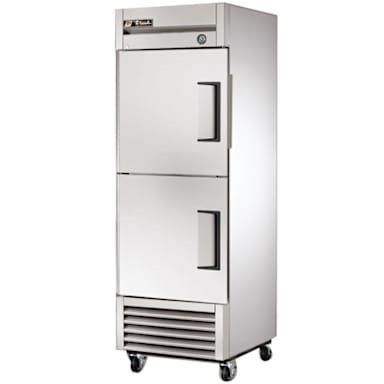 True® T-23-2-HC LEFT HINGE S/S 23 Cu Ft Reach-In Refrigerator