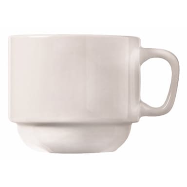 Libbey - Formerly World® Tableware 840-116-101 Porcelana 7 Oz. Maui Cup