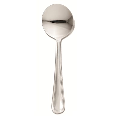 Libbey - Formerly World Tableware 139 016 Med Wt. Classic Rim Bouillon Spoon - Dozen