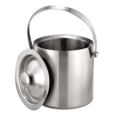 Libbey - Formerly World® Tableware IB-100 S/S 2 Quart Ice Bucket with Dome Cover