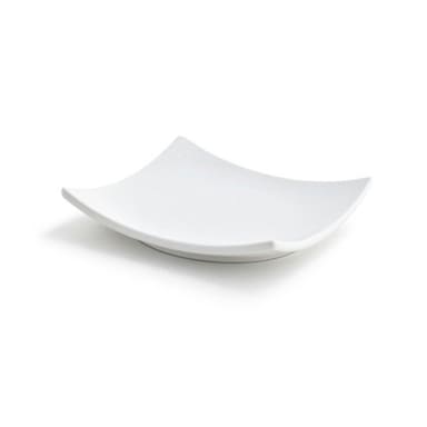FOH DAP038WHP23 Origami 5" Square Plate